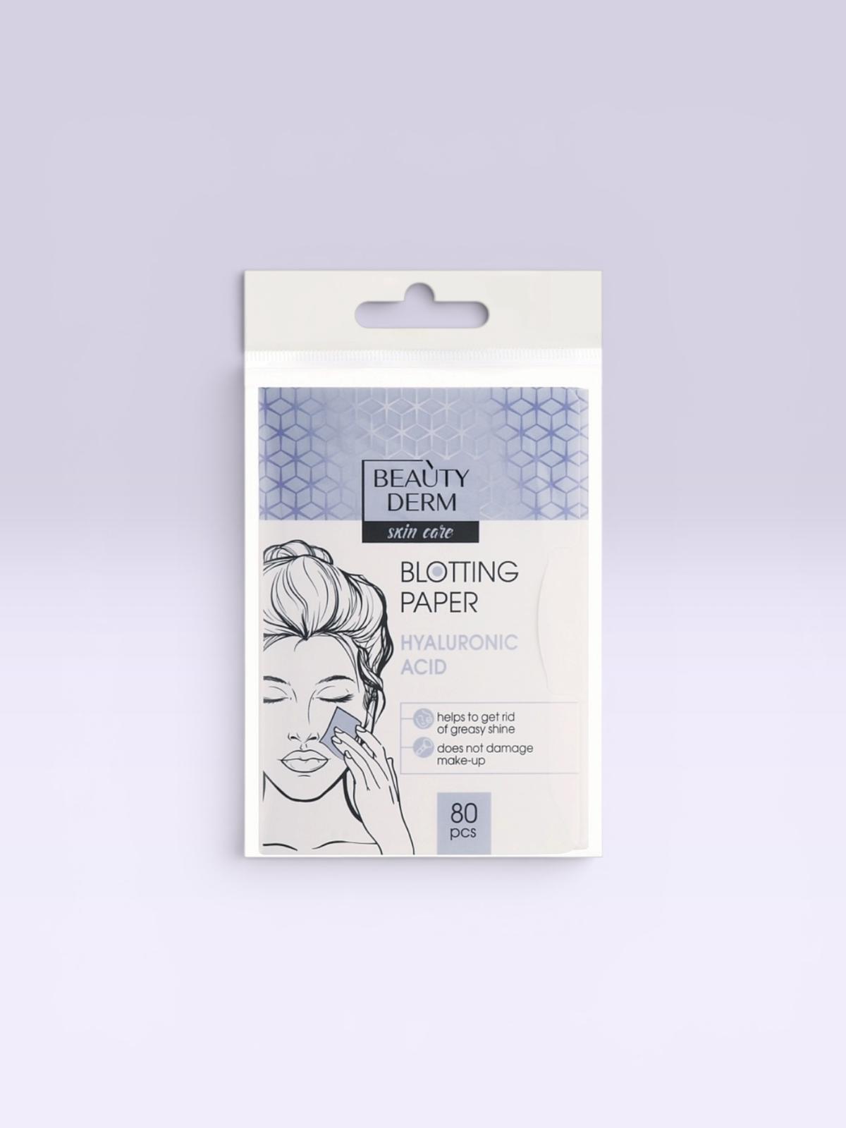 Șervețele Faciale Matifiante BEAUTYDERM - Acid Hialuronic