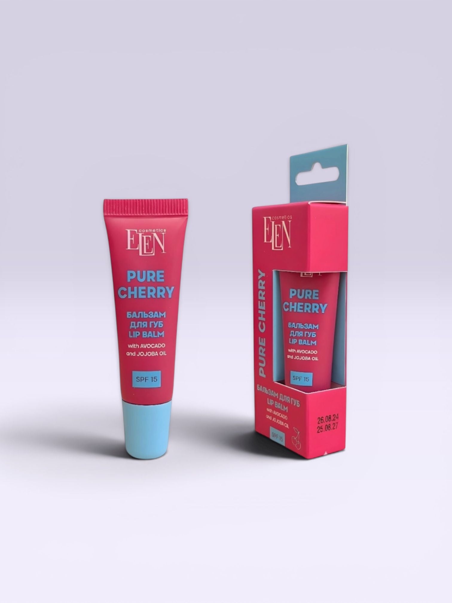 Balsam de buze ELEN Cosmetics - Pure Cherry SPF 15