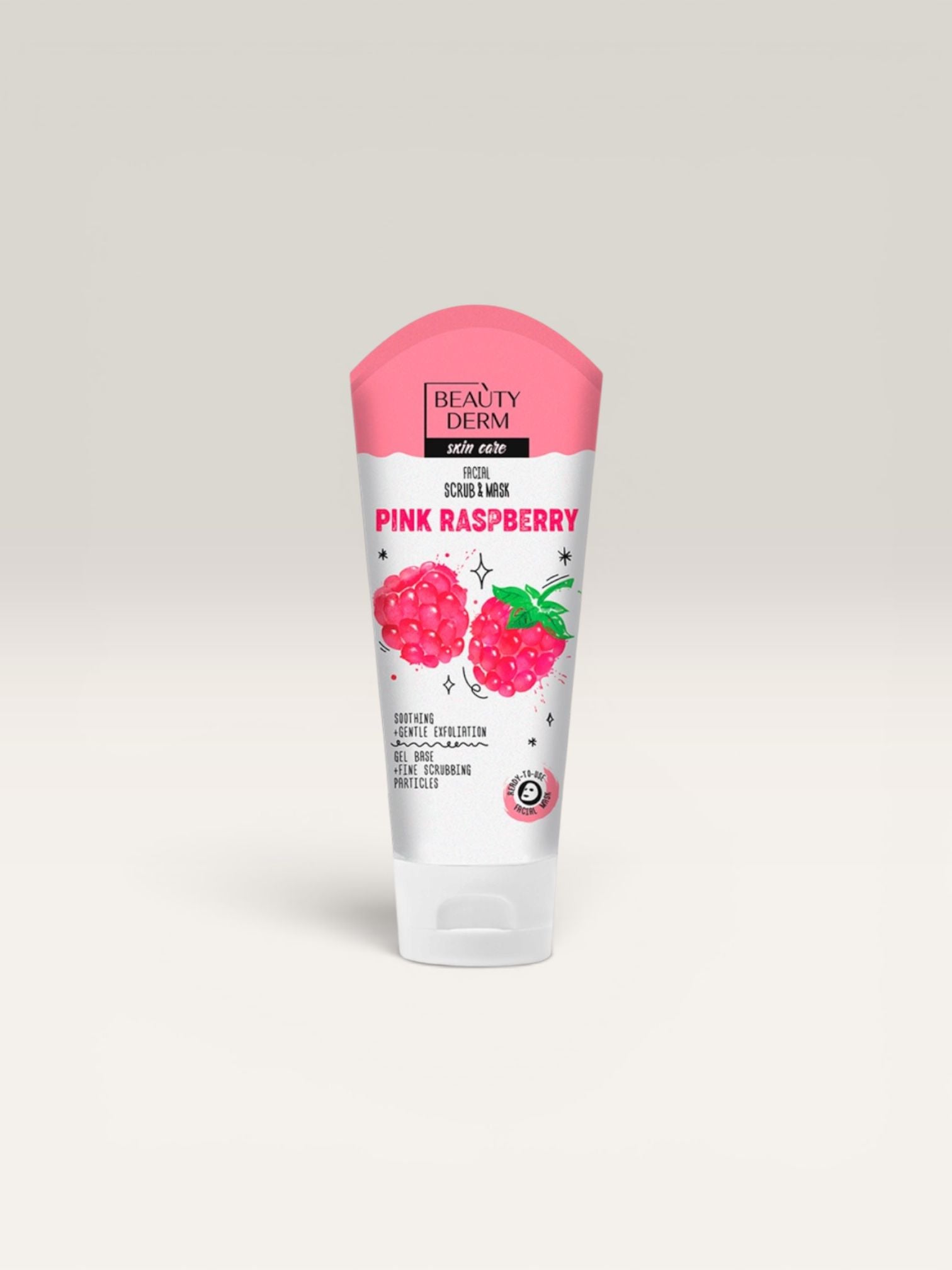 Mască Exfoliantă Facială BEAUTYDERM -  Pink Raspberry