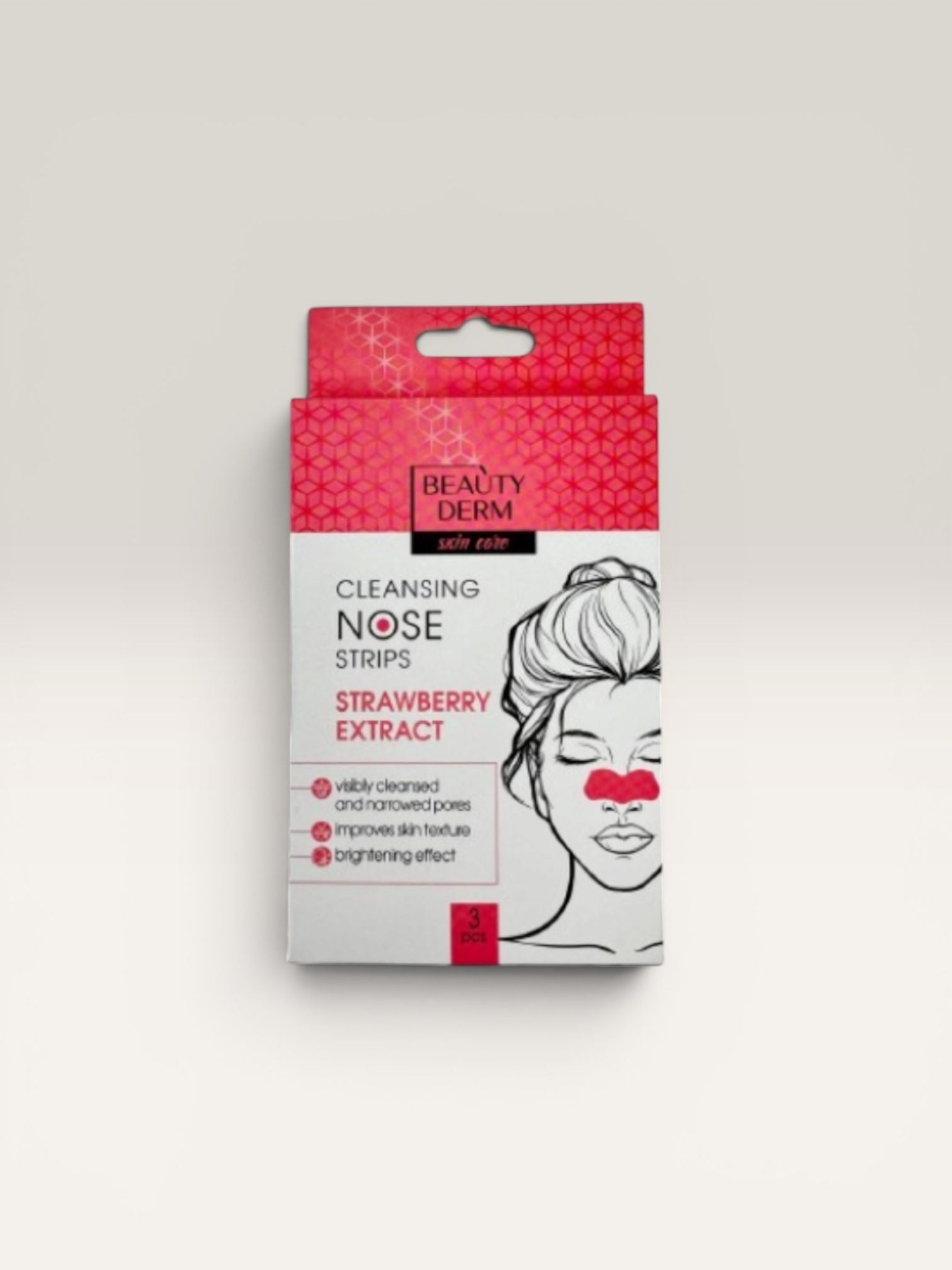Benzi de curatare nazala BEAUTYDERM - Extract de Căpșuni