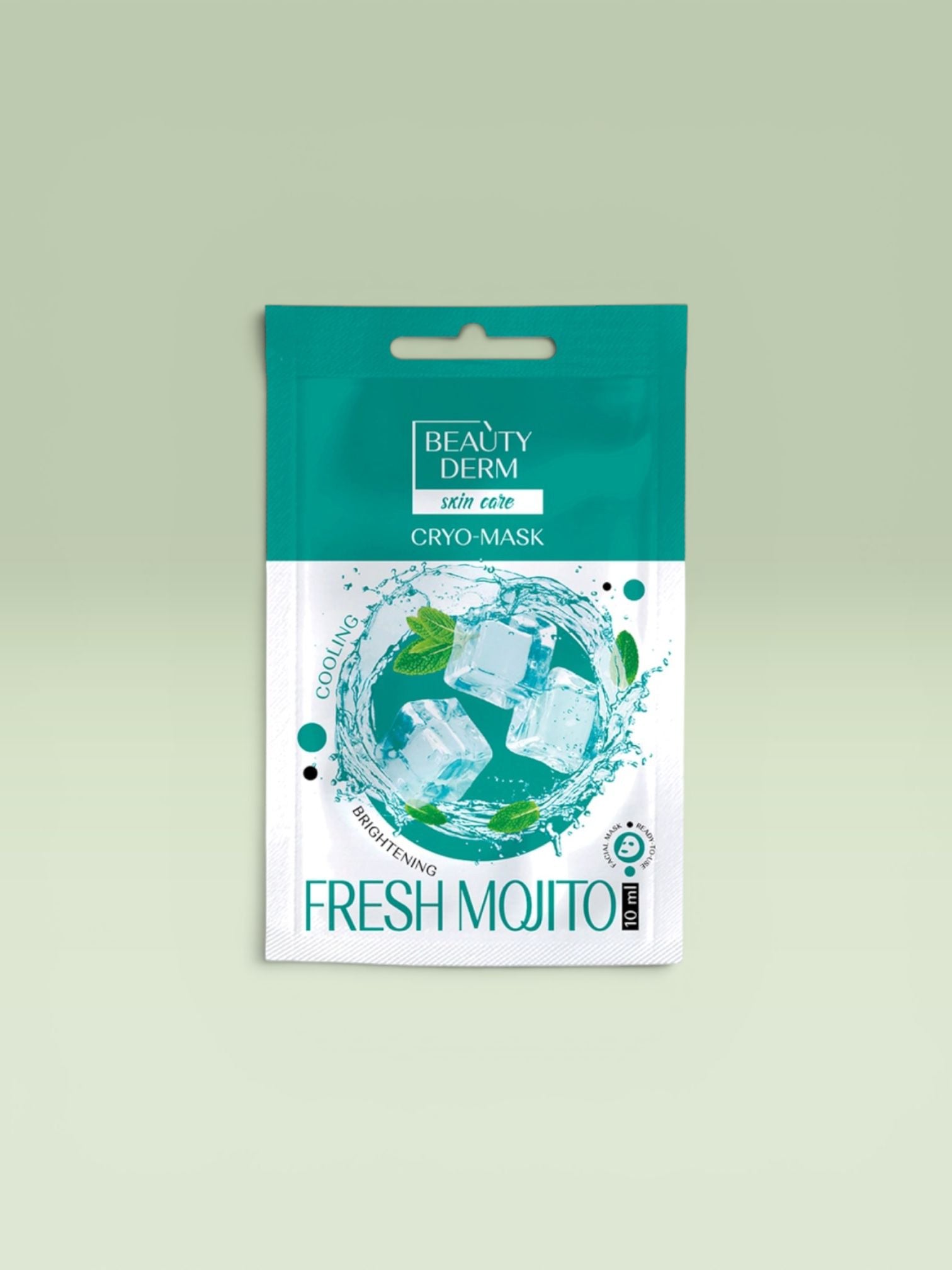 Mască facială cu efect răcoritor BEAUTYDERM - FRESH MOJITO CRYO MASK