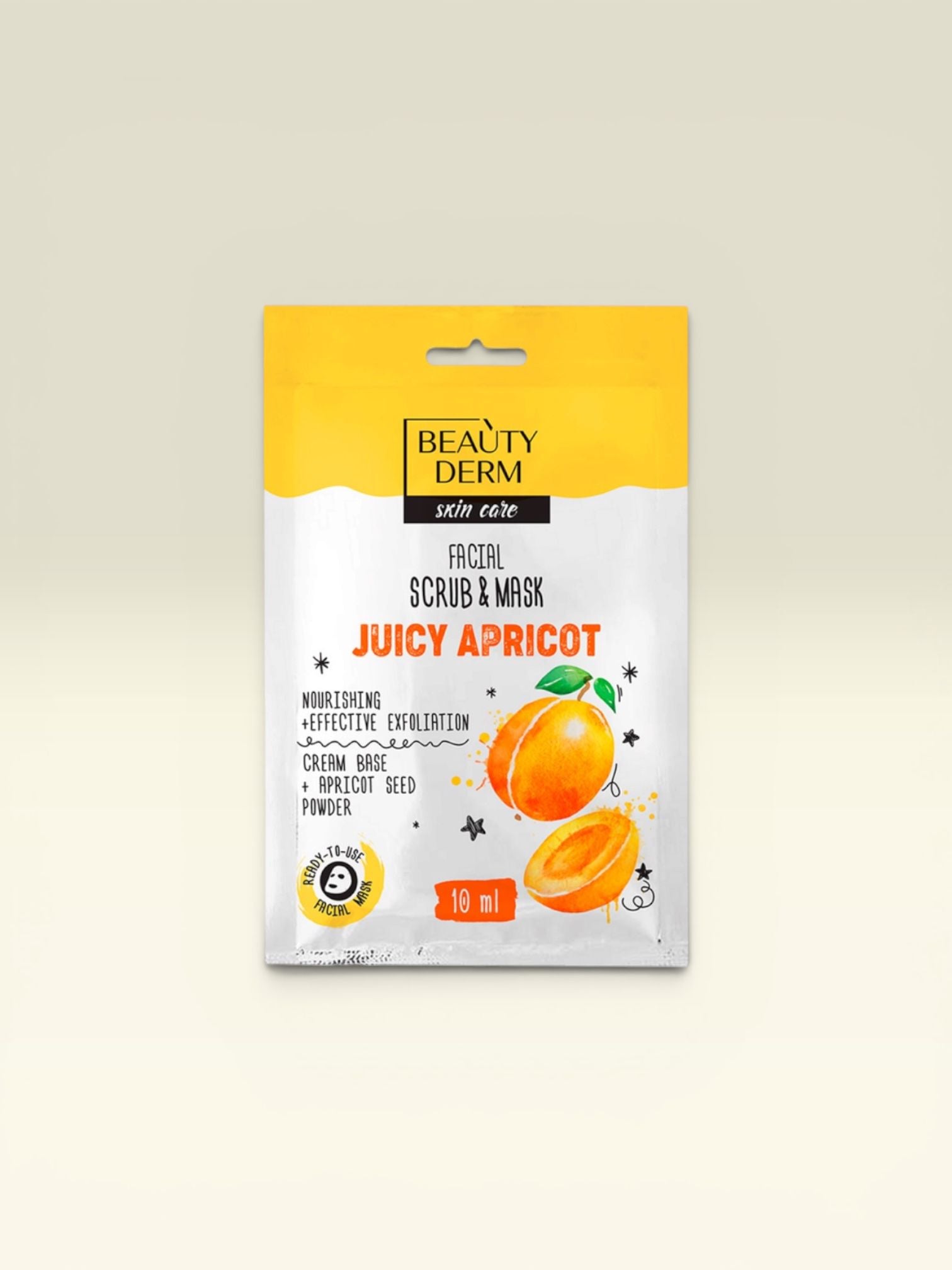 Mască-scrub BEAUTYDERM - JUICY ABRICOT
