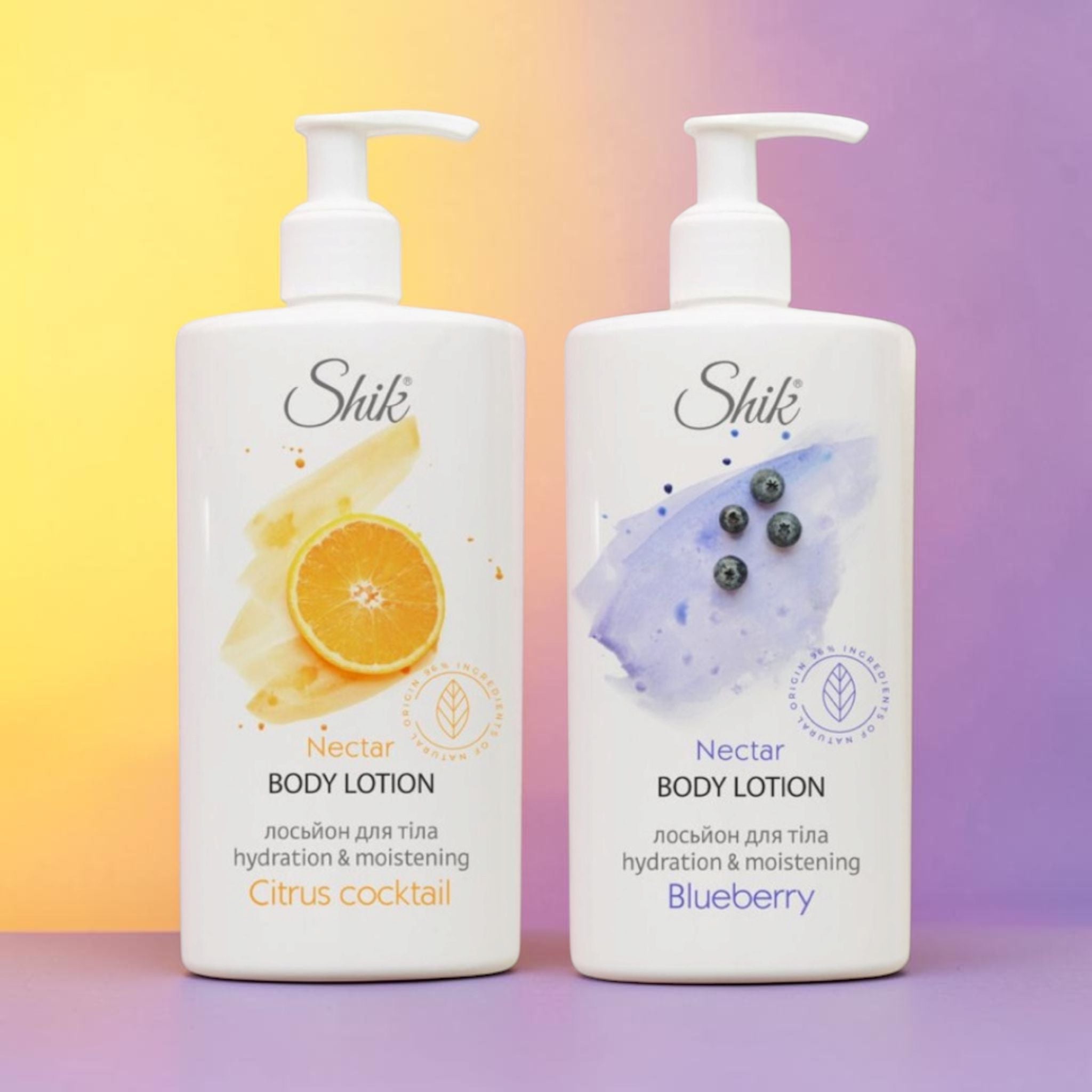 Set 2 loțiuni de corp Shik Nectar